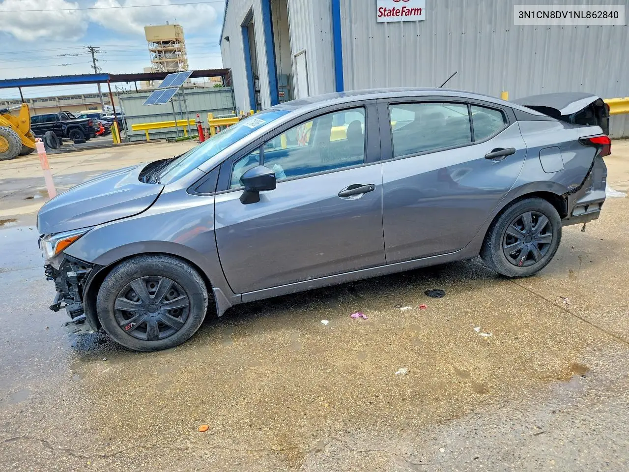 2022 Nissan Versa S VIN: 3N1CN8DV1NL862840 Lot: 57154986