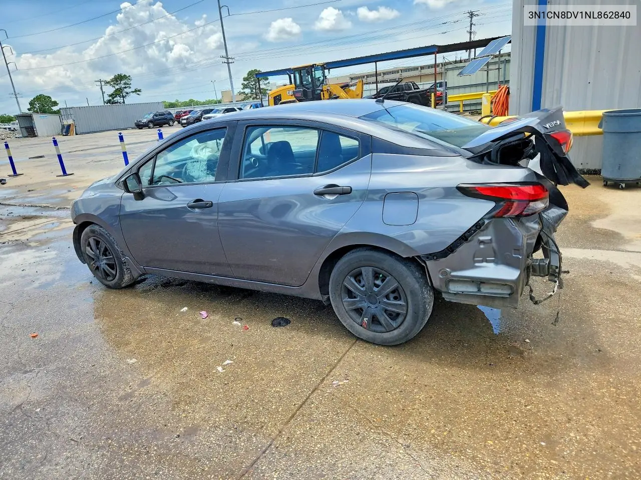 2022 Nissan Versa S VIN: 3N1CN8DV1NL862840 Lot: 57154986