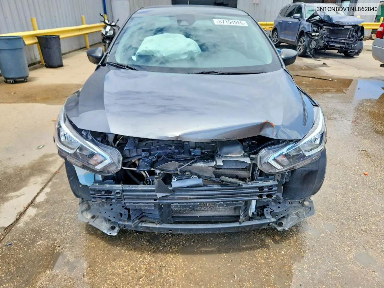 2022 Nissan Versa S VIN: 3N1CN8DV1NL862840 Lot: 57154986