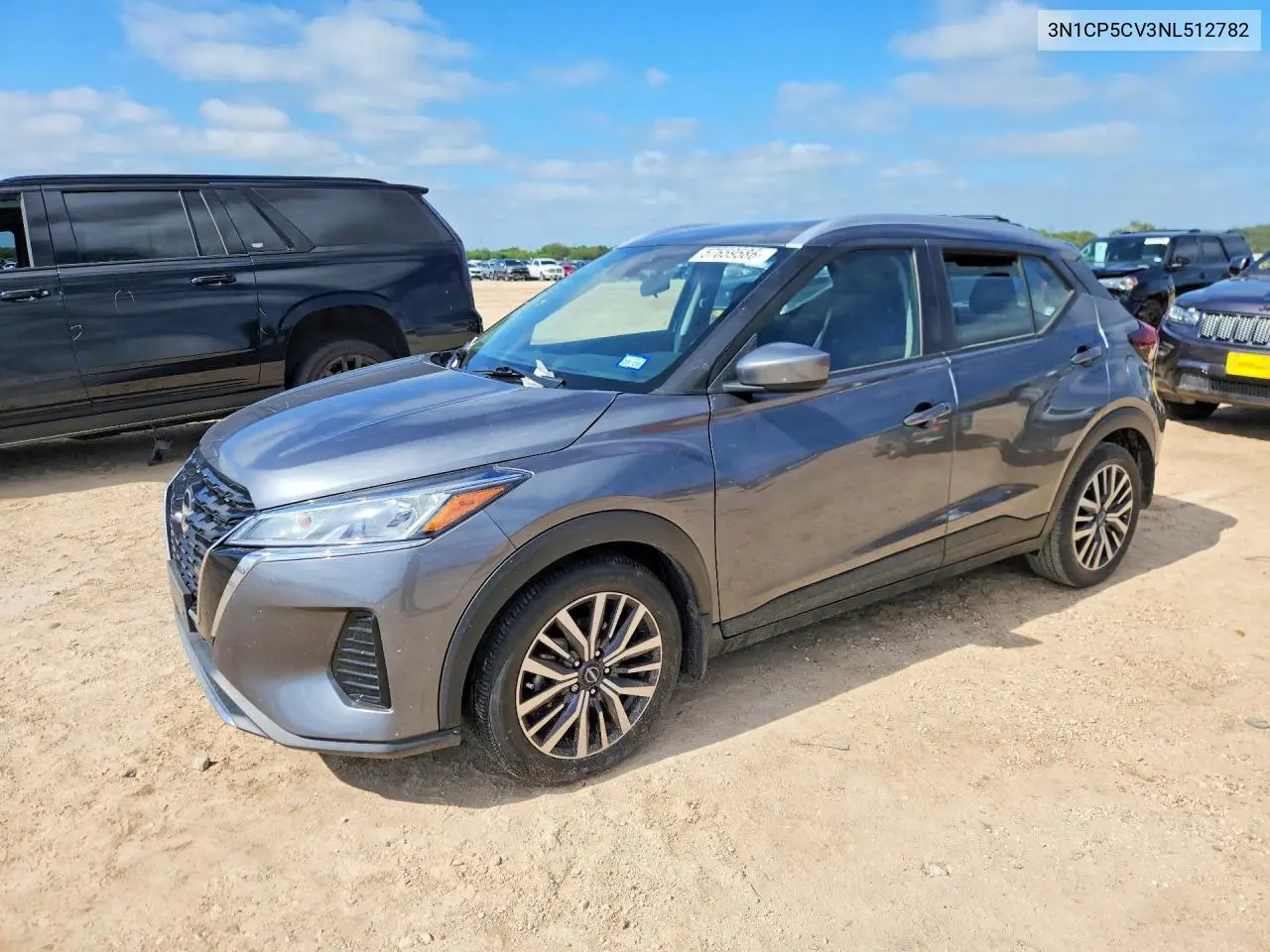 2022 Nissan Kicks Sv VIN: 3N1CP5CV3NL512782 Lot: 57659586