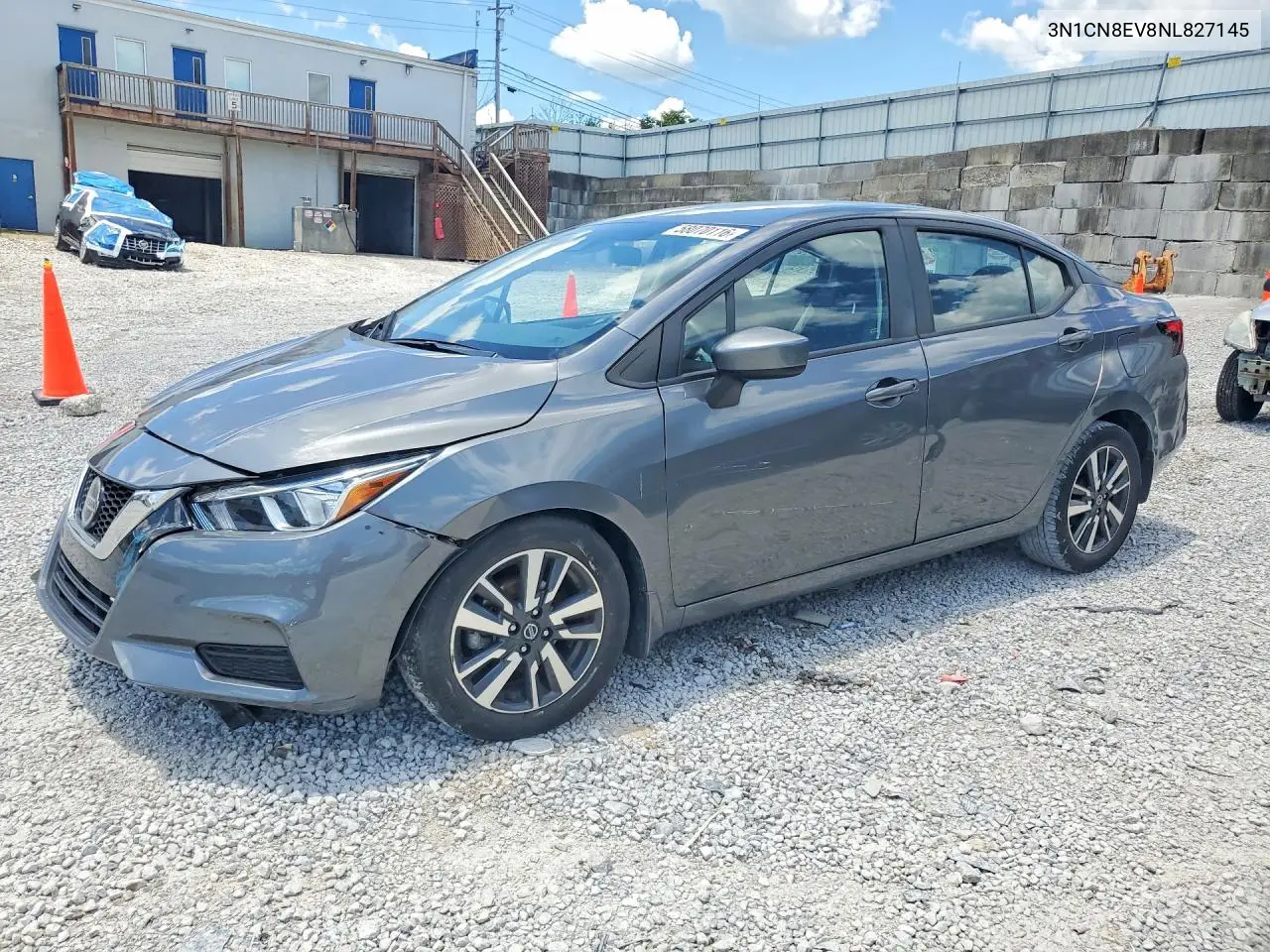2022 Nissan Versa Sv VIN: 3N1CN8EV8NL827145 Lot: 58070116