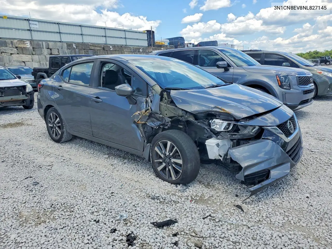 2022 Nissan Versa Sv VIN: 3N1CN8EV8NL827145 Lot: 58070116