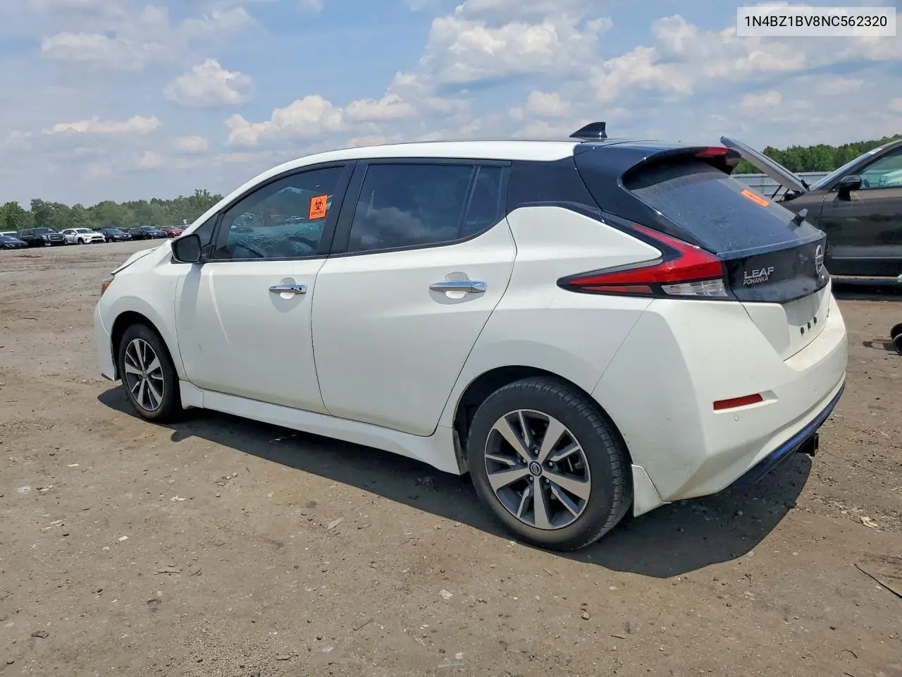 2022 Nissan Leaf S Plus VIN: 1N4BZ1BV8NC562320 Lot: 58435076