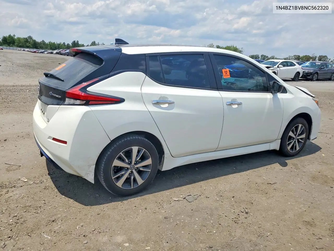 2022 Nissan Leaf S Plus VIN: 1N4BZ1BV8NC562320 Lot: 58435076