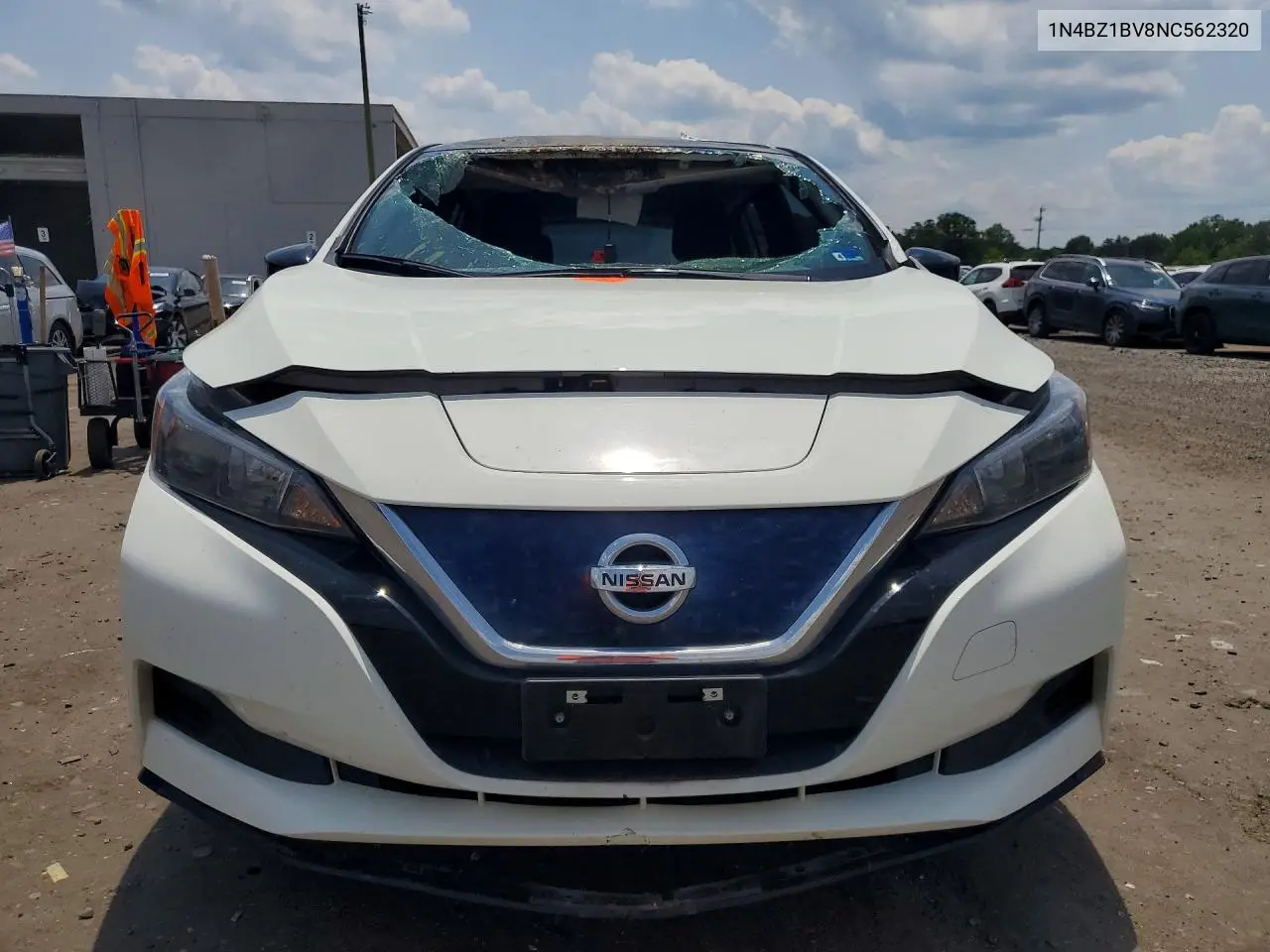 2022 Nissan Leaf S Plus VIN: 1N4BZ1BV8NC562320 Lot: 58435076