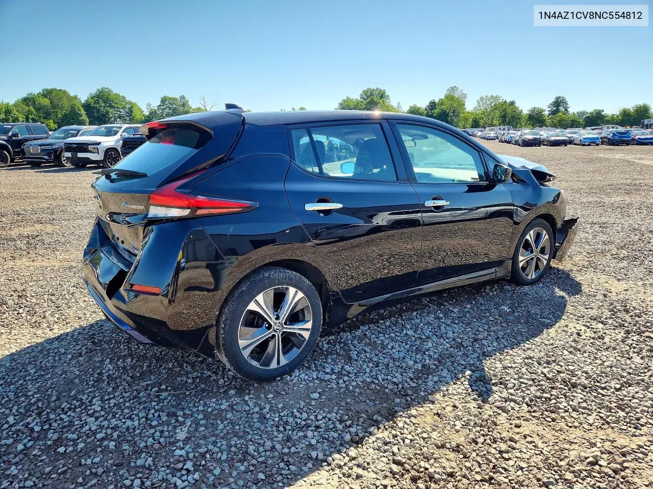 2022 Nissan Leaf Sv VIN: 1N4AZ1CV8NC554812 Lot: 58502096
