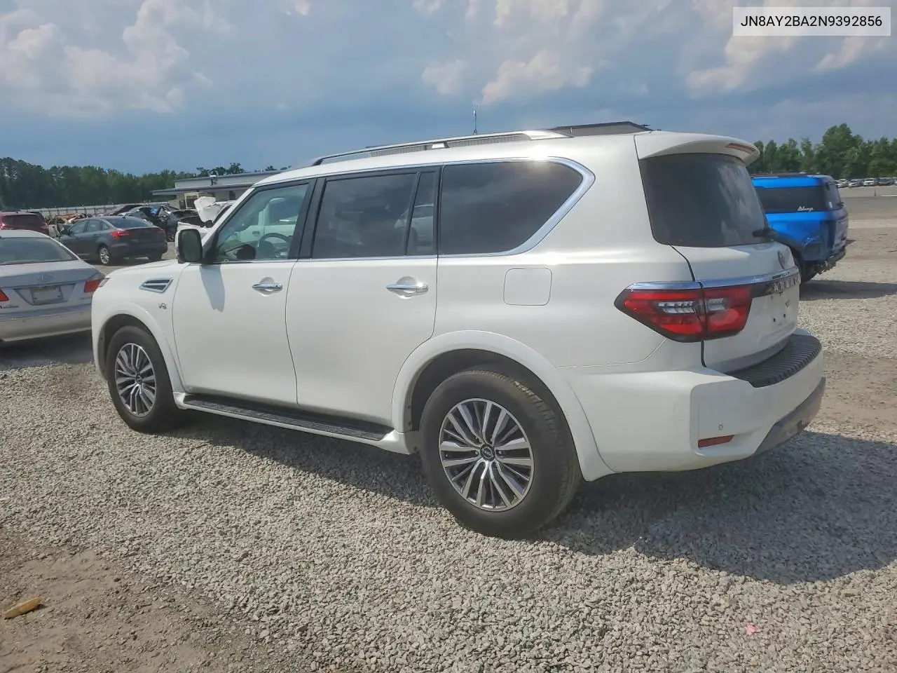 2022 Nissan Armada Sl VIN: JN8AY2BA2N9392856 Lot: 59342066