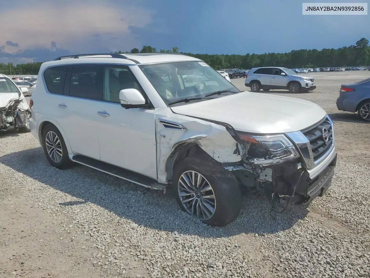 2022 Nissan Armada Sl VIN: JN8AY2BA2N9392856 Lot: 59342066