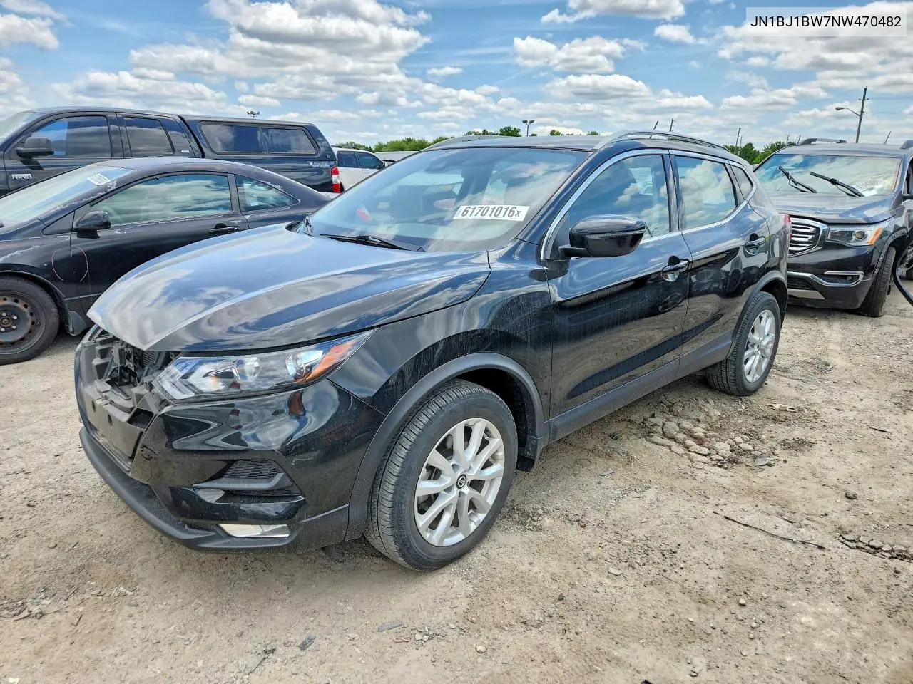 2022 Nissan Rogue Sport Sv VIN: JN1BJ1BW7NW470482 Lot: 61701016