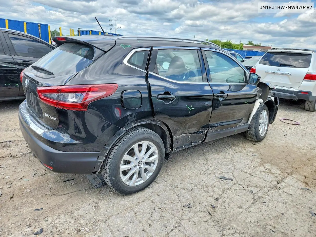 2022 Nissan Rogue Sport Sv VIN: JN1BJ1BW7NW470482 Lot: 61701016