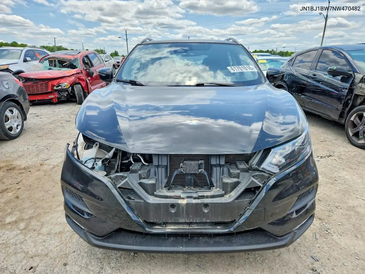 2022 Nissan Rogue Sport Sv VIN: JN1BJ1BW7NW470482 Lot: 61701016