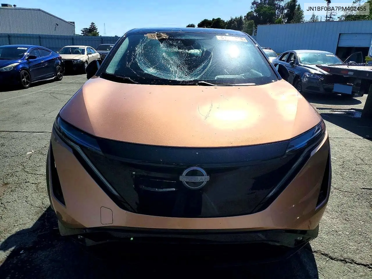 2023 Nissan Ariya Evolve+ VIN: JN1BF0BA7PM402455 Lot: 51522896