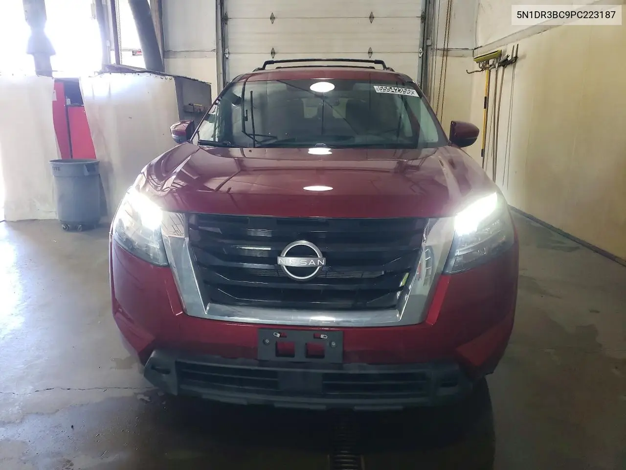 2023 Nissan Pathfinder Sv VIN: 5N1DR3BC9PC223187 Lot: 55542356