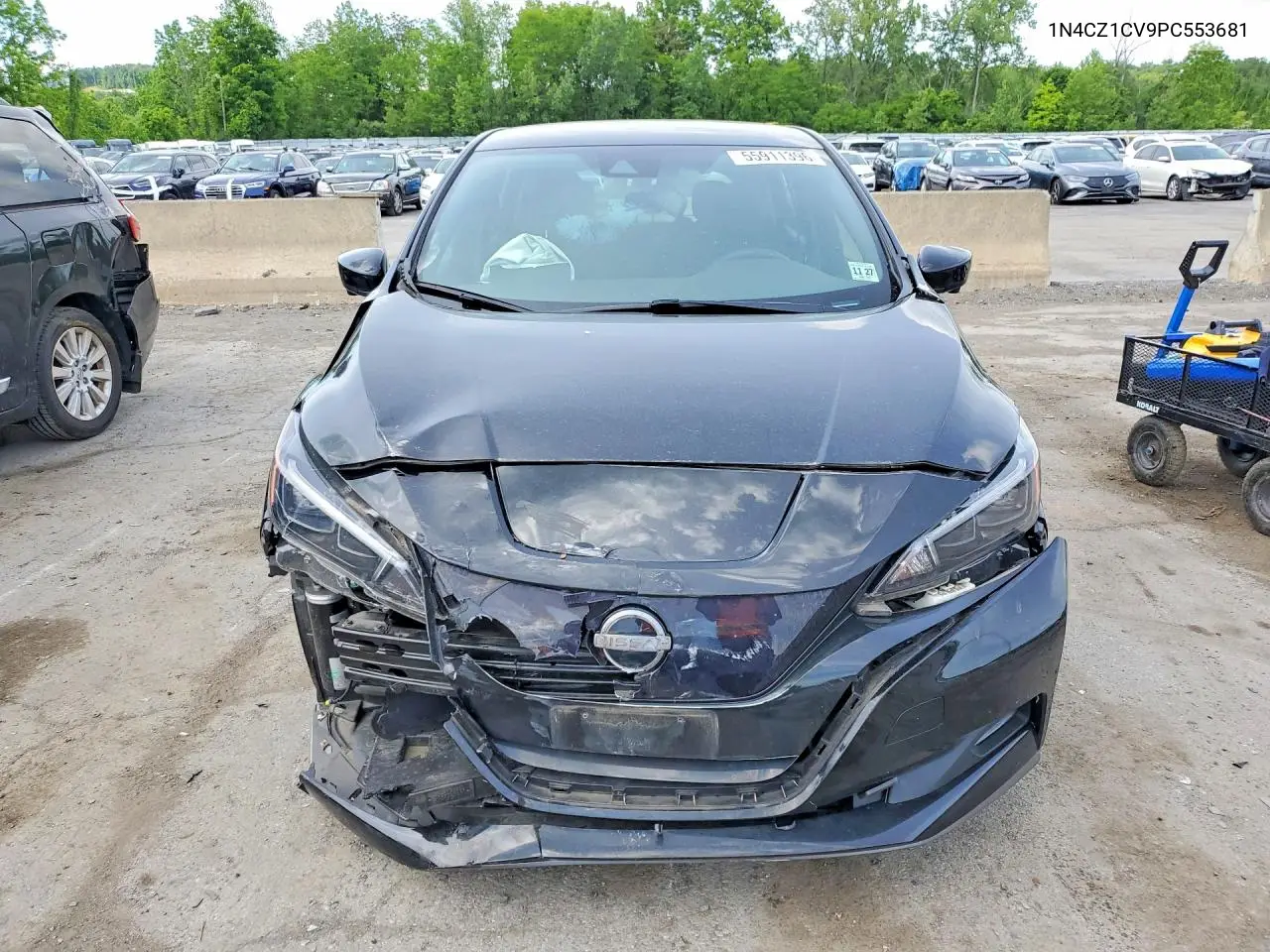 2023 Nissan Leaf Sv Plus VIN: 1N4CZ1CV9PC553681 Lot: 55911396