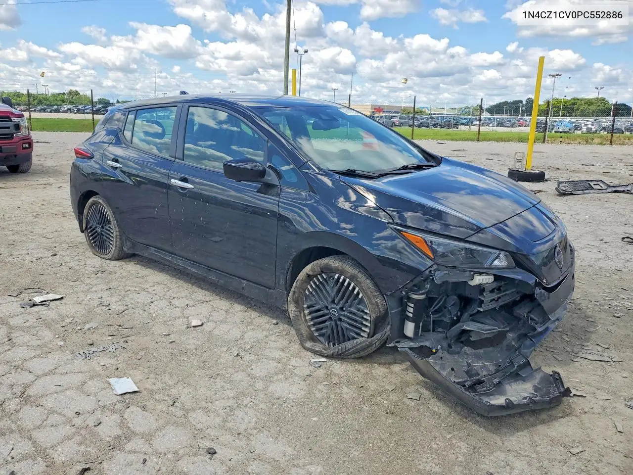 2023 Nissan Leaf Sv Plus VIN: 1N4CZ1CV0PC552886 Lot: 57178766