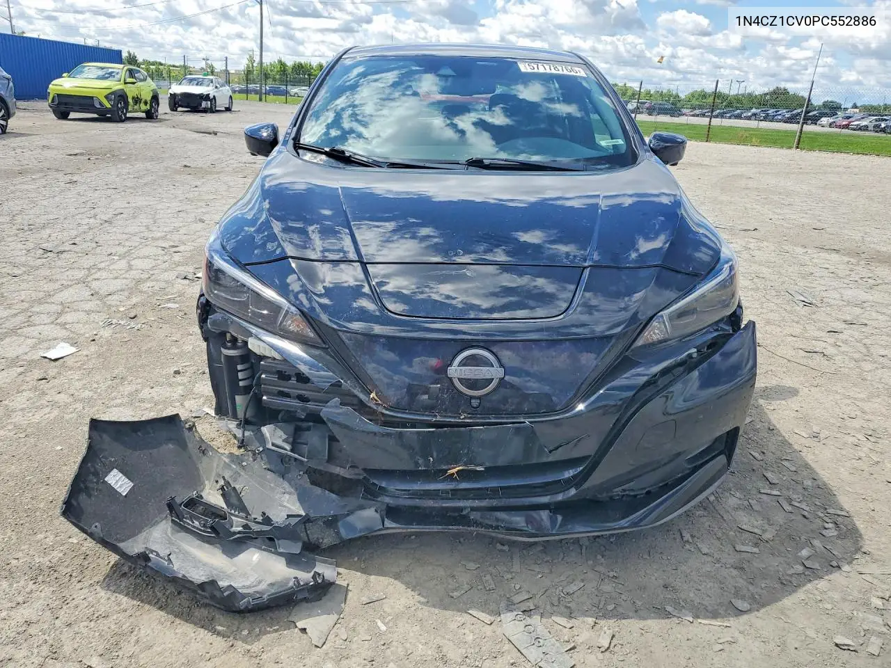 2023 Nissan Leaf Sv Plus VIN: 1N4CZ1CV0PC552886 Lot: 57178766
