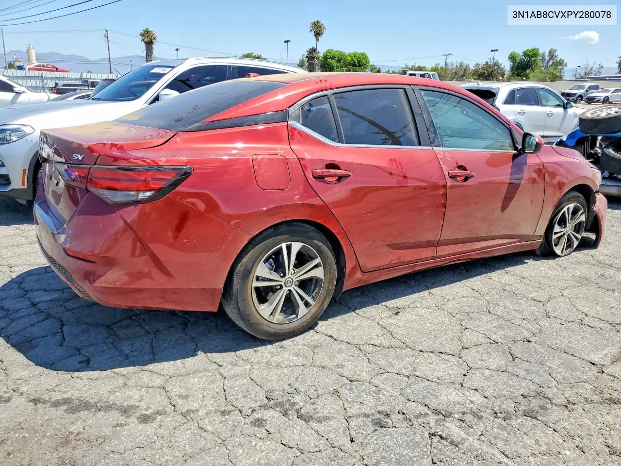 2023 Nissan Sentra Sv VIN: 3N1AB8CVXPY280078 Lot: 57192356