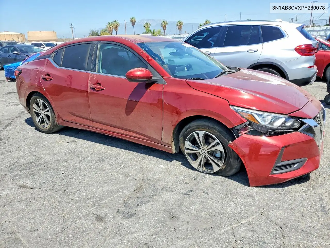2023 Nissan Sentra Sv VIN: 3N1AB8CVXPY280078 Lot: 57192356