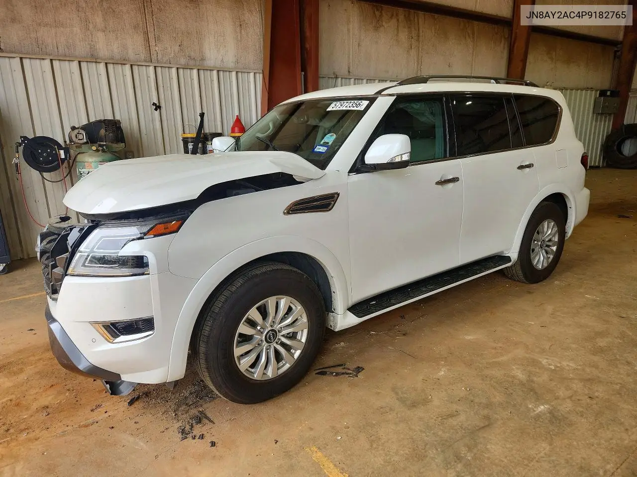 2023 Nissan Armada Sv VIN: JN8AY2AC4P9182765 Lot: 57972356