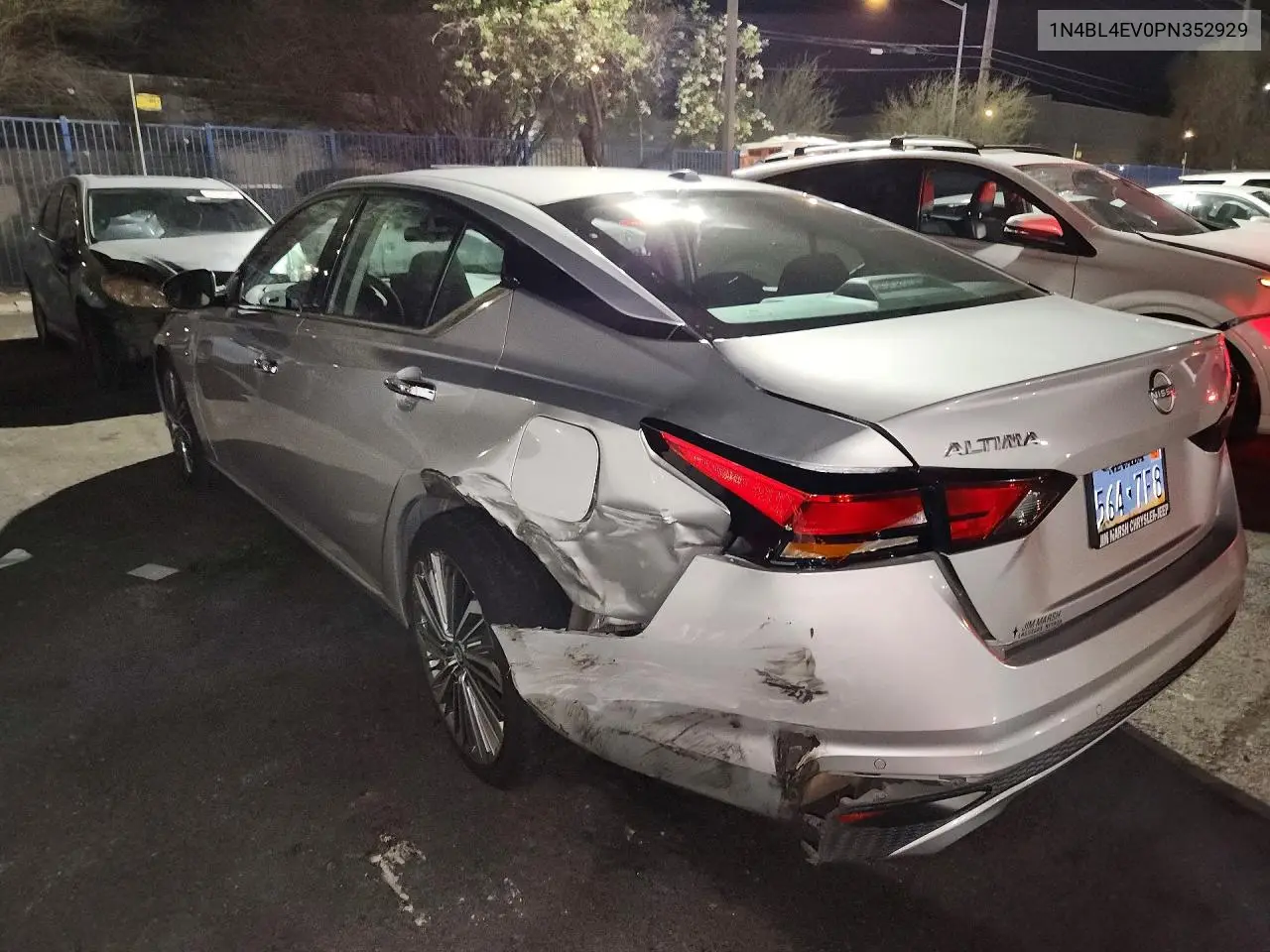 2023 Nissan Altima Sl VIN: 1N4BL4EV0PN352929 Lot: 57978306