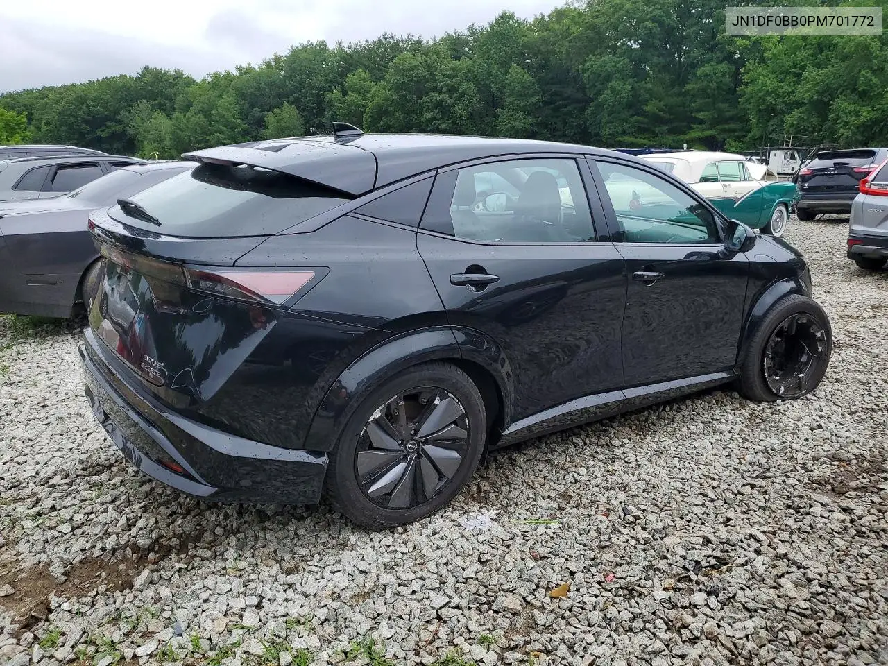 2023 Nissan Ariya Evolve+ E-4Orce VIN: JN1DF0BB0PM701772 Lot: 58448076