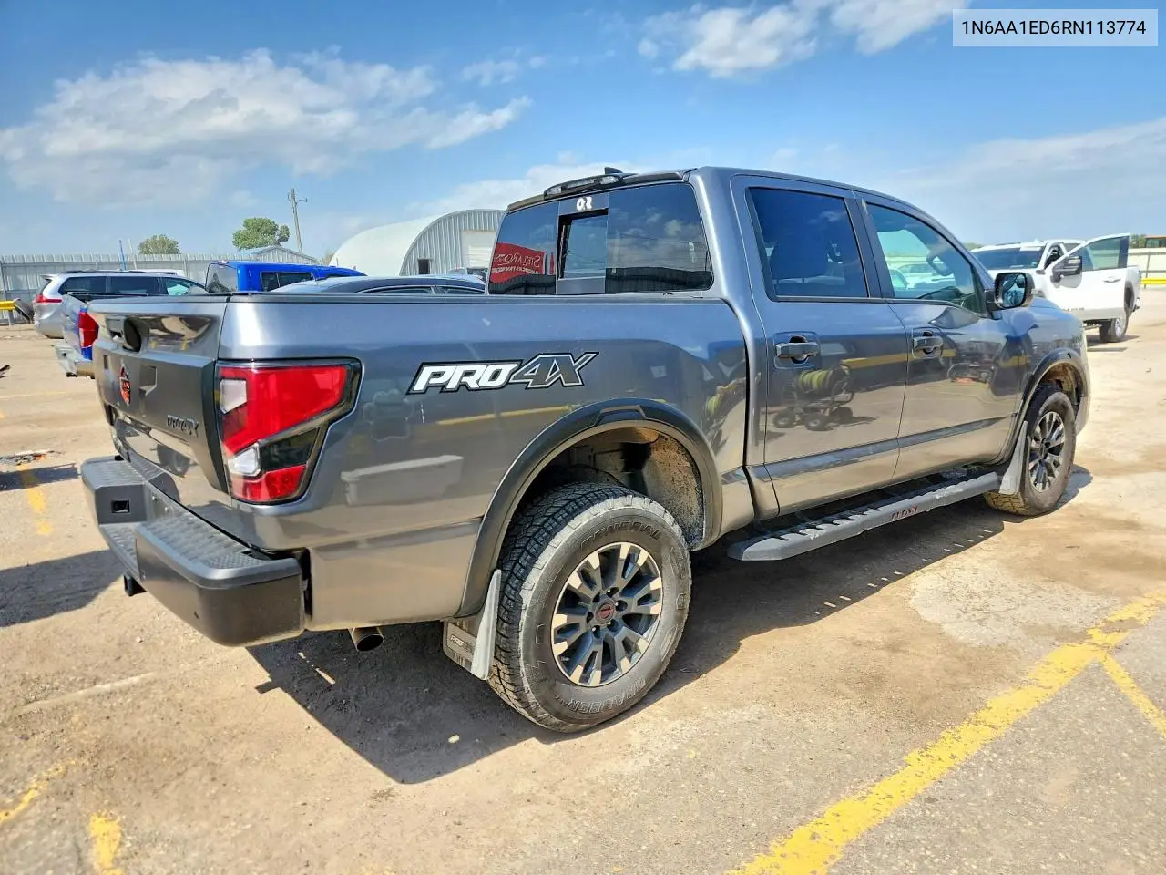 2024 Nissan Titan Pro-4X VIN: 1N6AA1ED6RN113774 Lot: 56986246