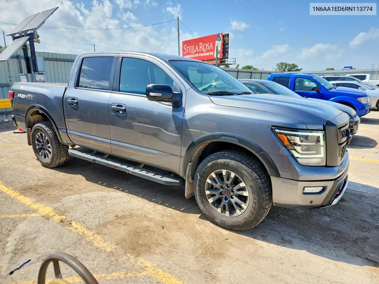2024 Nissan Titan Pro-4X VIN: 1N6AA1ED6RN113774 Lot: 56986246