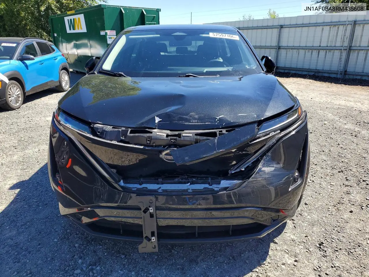 2024 Nissan Ariya Engage VIN: JN1AF0BA8RM435608 Lot: 57597106