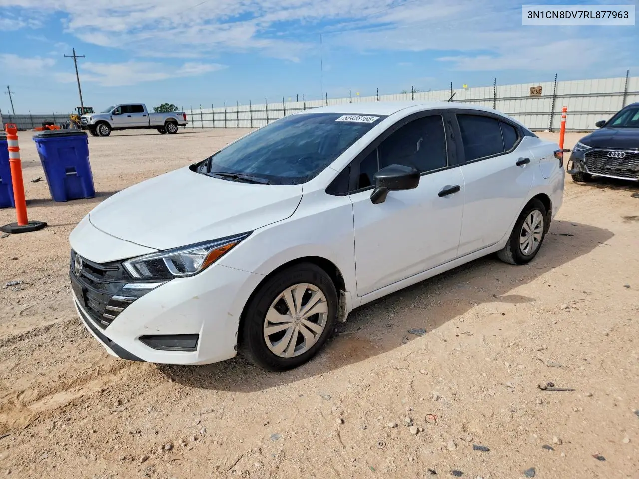 2024 Nissan Versa S VIN: 3N1CN8DV7RL877963 Lot: 58488166