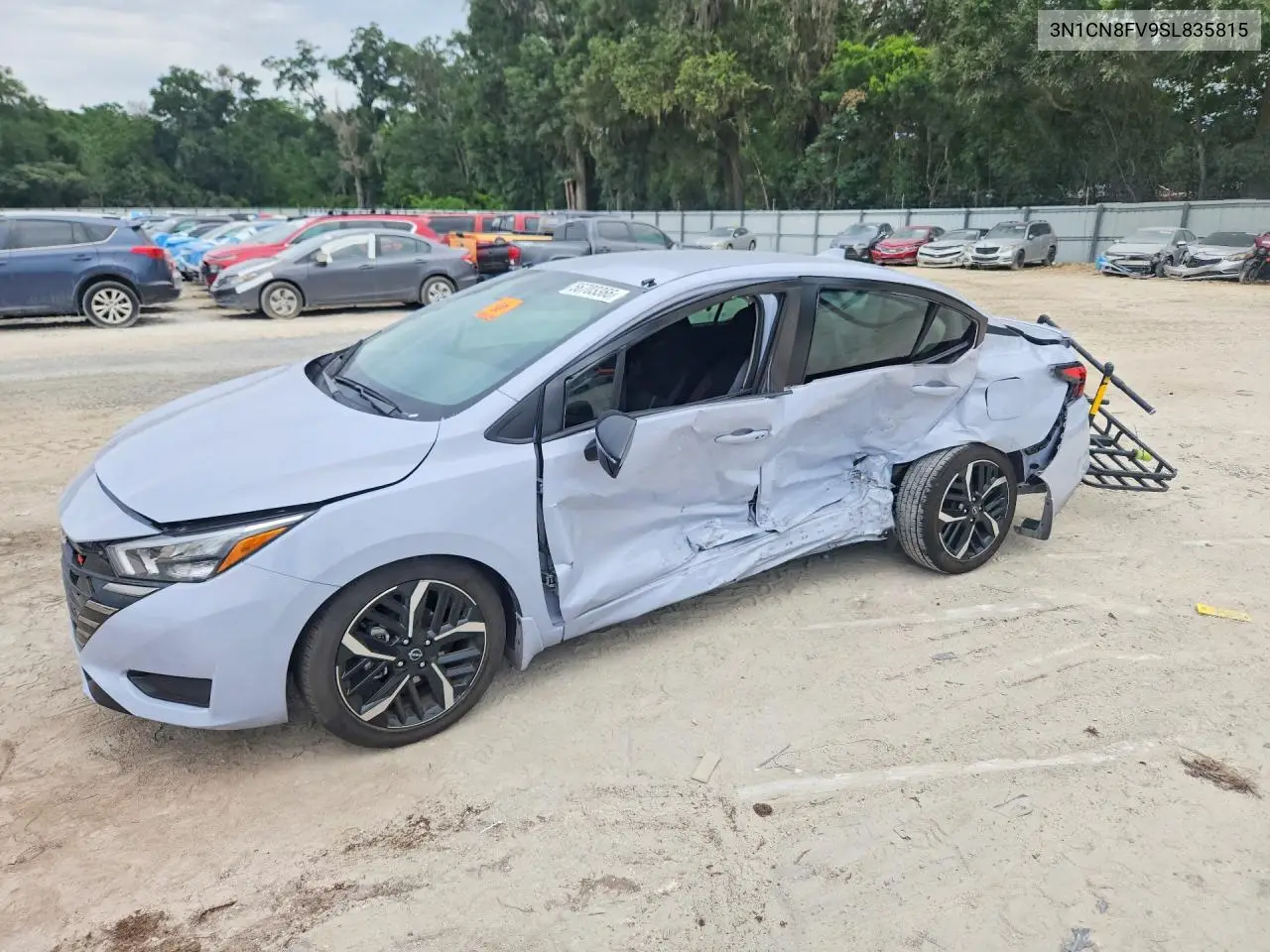 2025 Nissan Versa Sr VIN: 3N1CN8FV9SL835815 Lot: 56703366