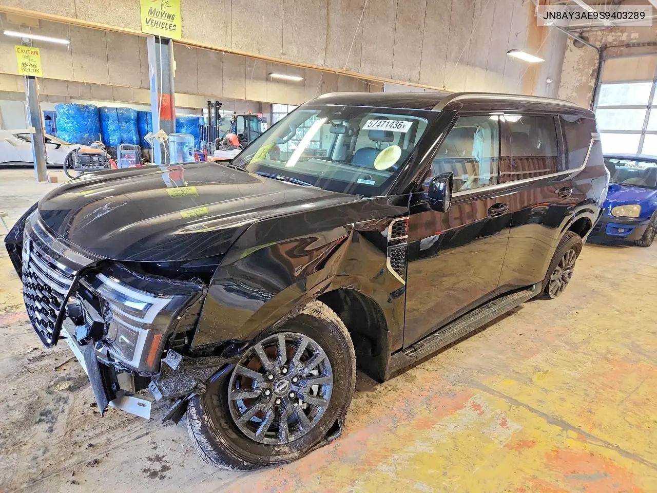 2025 Nissan Armada Sv VIN: JN8AY3AE9S9403289 Lot: 57471436