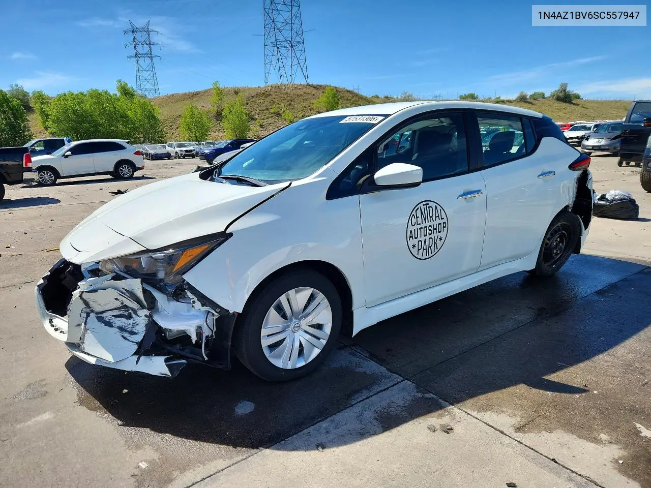 2025 Nissan Leaf S VIN: 1N4AZ1BV6SC557947 Lot: 57531306