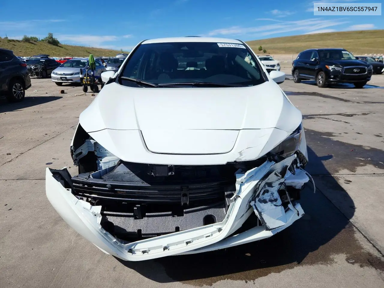 2025 Nissan Leaf S VIN: 1N4AZ1BV6SC557947 Lot: 57531306