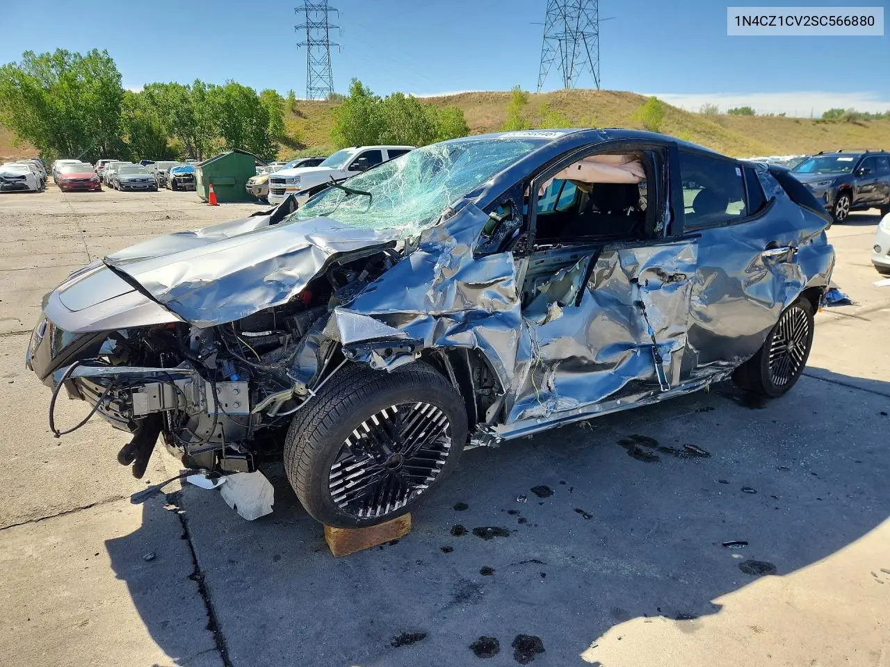 2025 Nissan Leaf Sv Plus VIN: 1N4CZ1CV2SC566880 Lot: 57780346