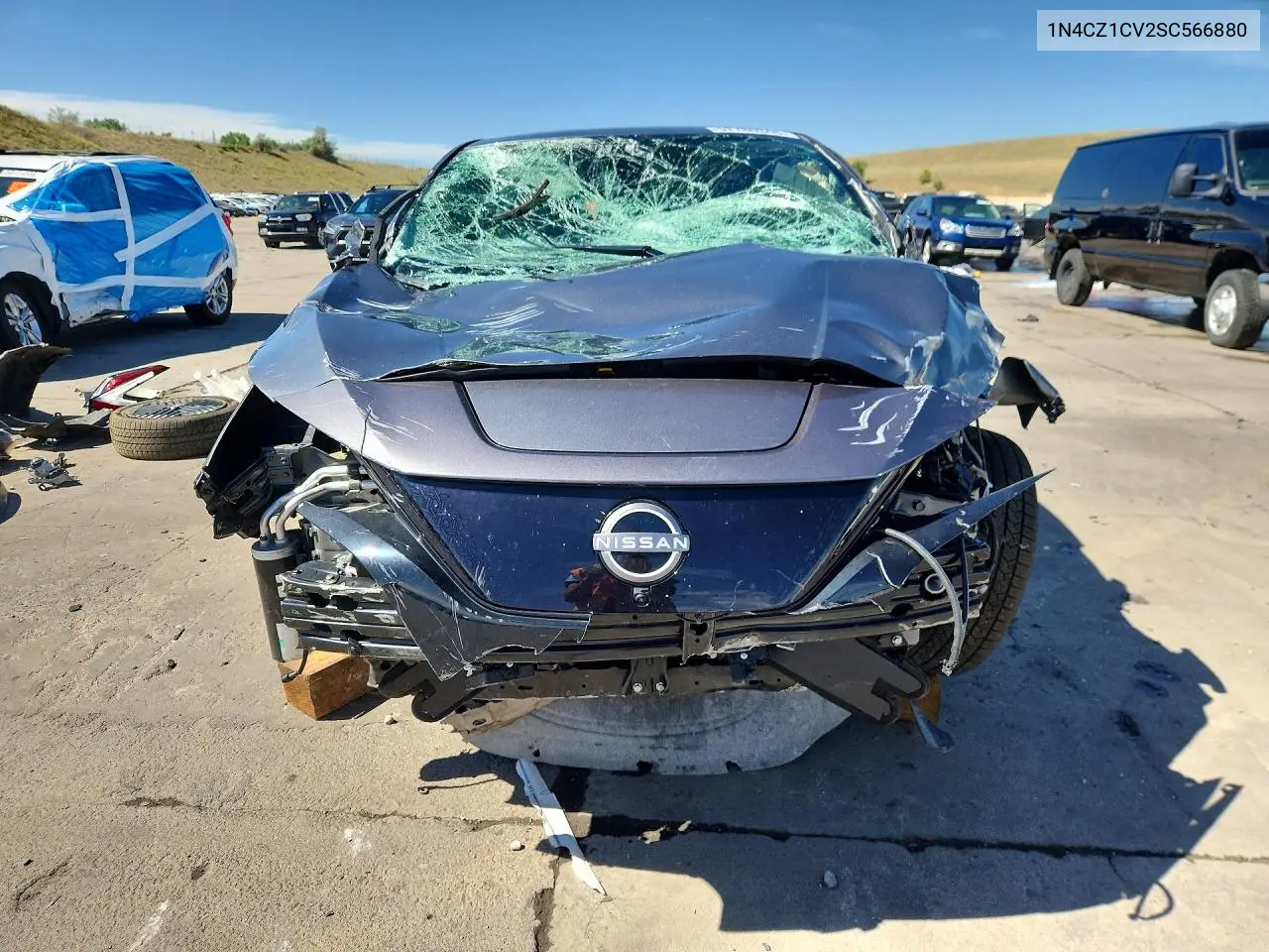 2025 Nissan Leaf Sv Plus VIN: 1N4CZ1CV2SC566880 Lot: 57780346