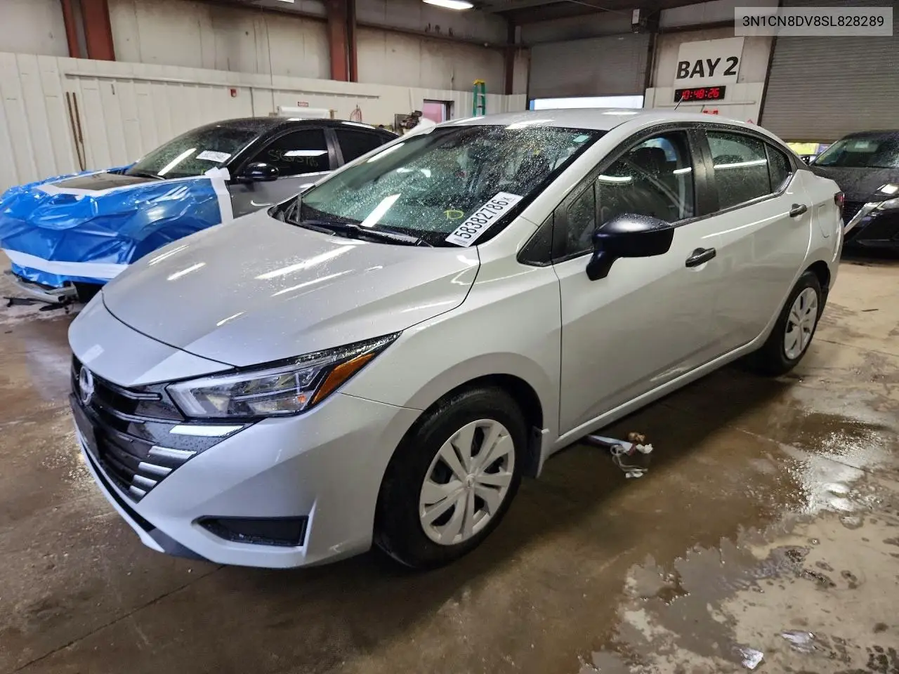 2025 Nissan Versa S VIN: 3N1CN8DV8SL828289 Lot: 58382786