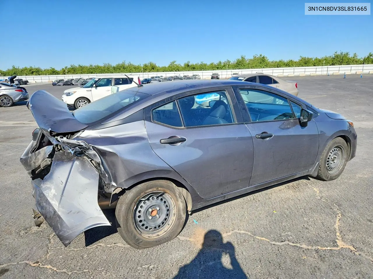 2025 Nissan Versa VIN: 3N1CN8DV3SL831665 Lot: 58615526