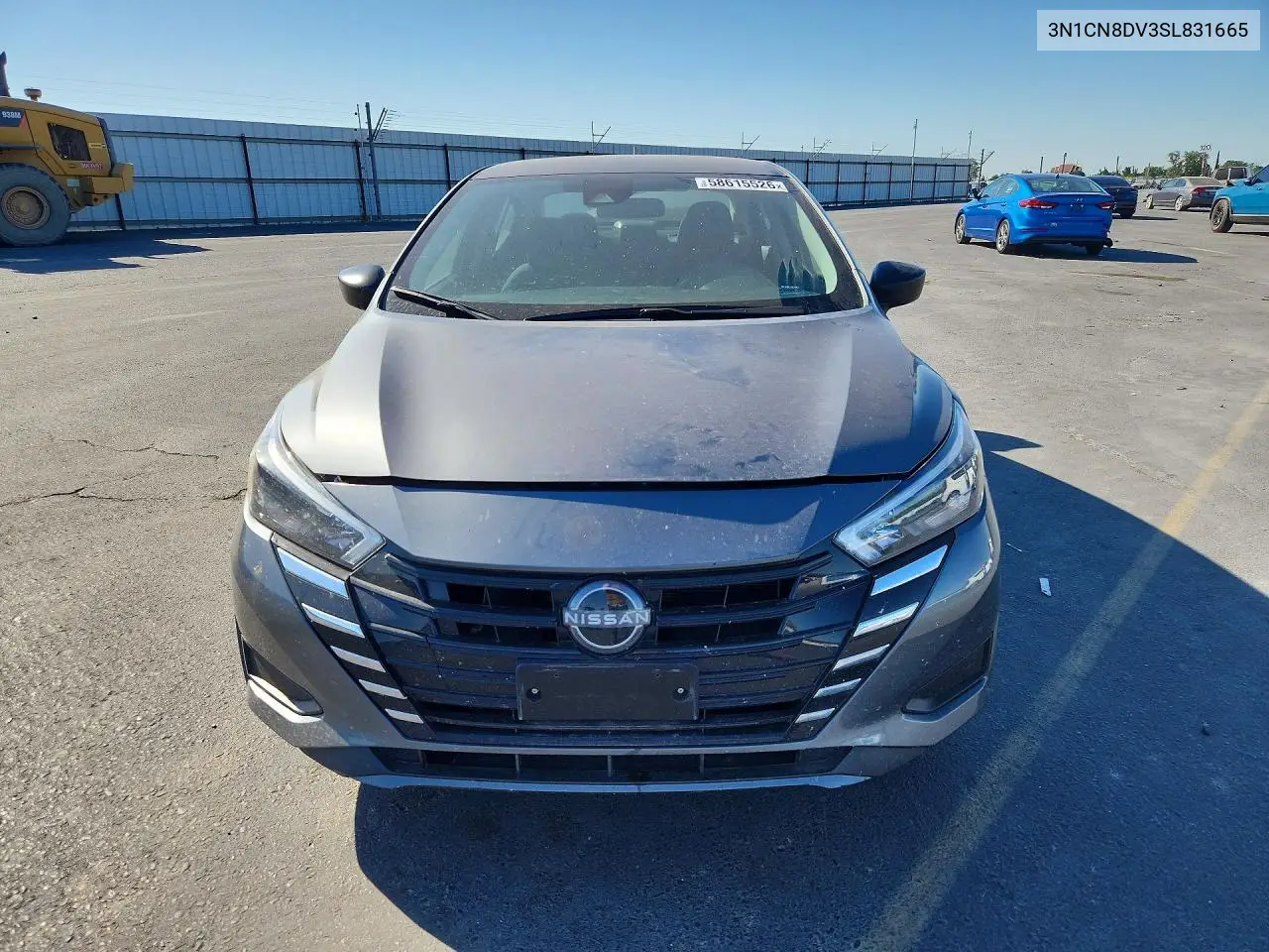 2025 Nissan Versa VIN: 3N1CN8DV3SL831665 Lot: 58615526