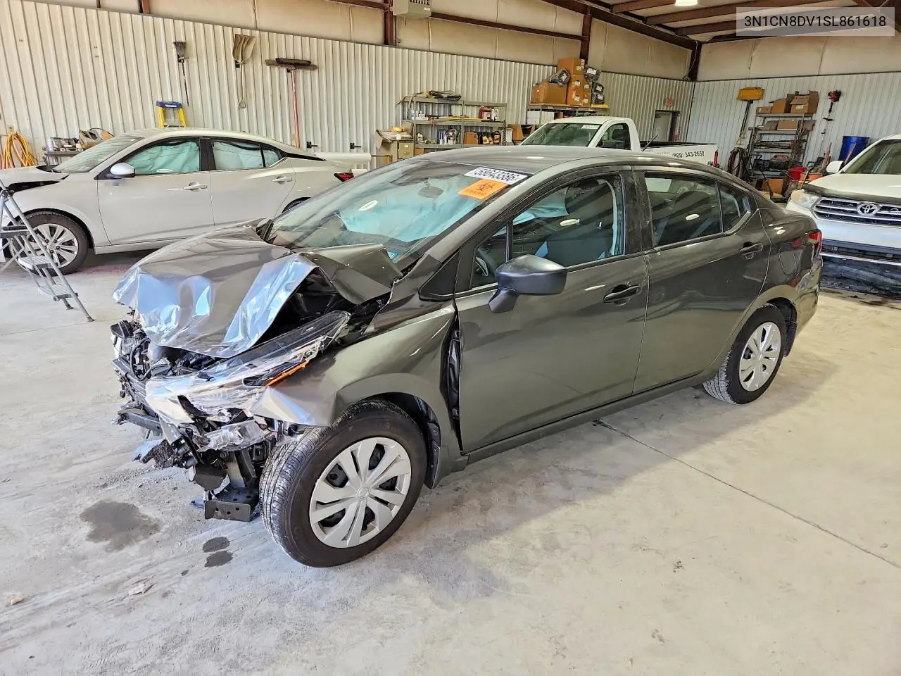 2025 Nissan Versa S VIN: 3N1CN8DV1SL861618 Lot: 58643386