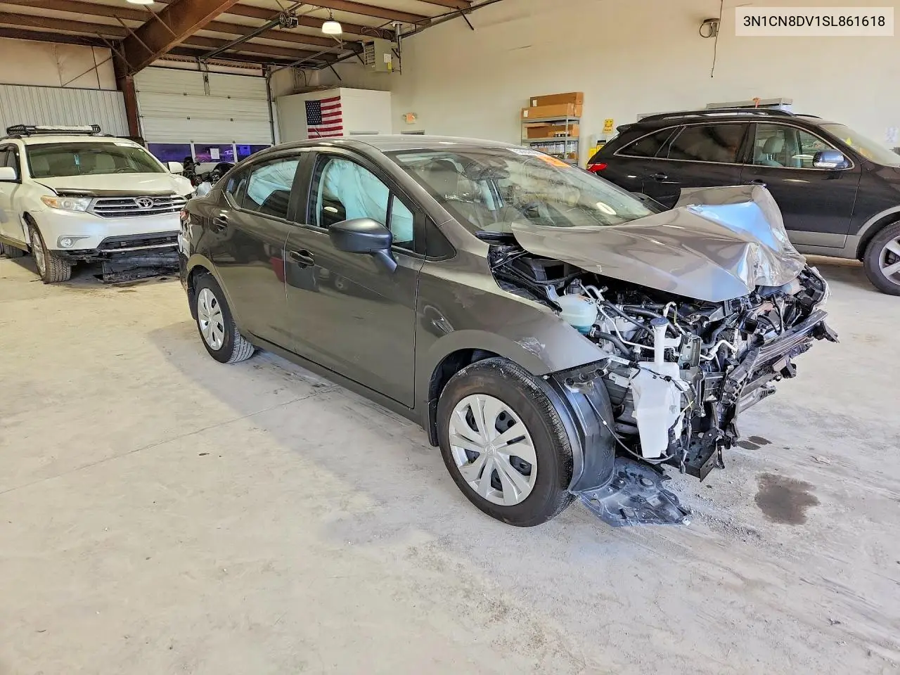 2025 Nissan Versa S VIN: 3N1CN8DV1SL861618 Lot: 58643386