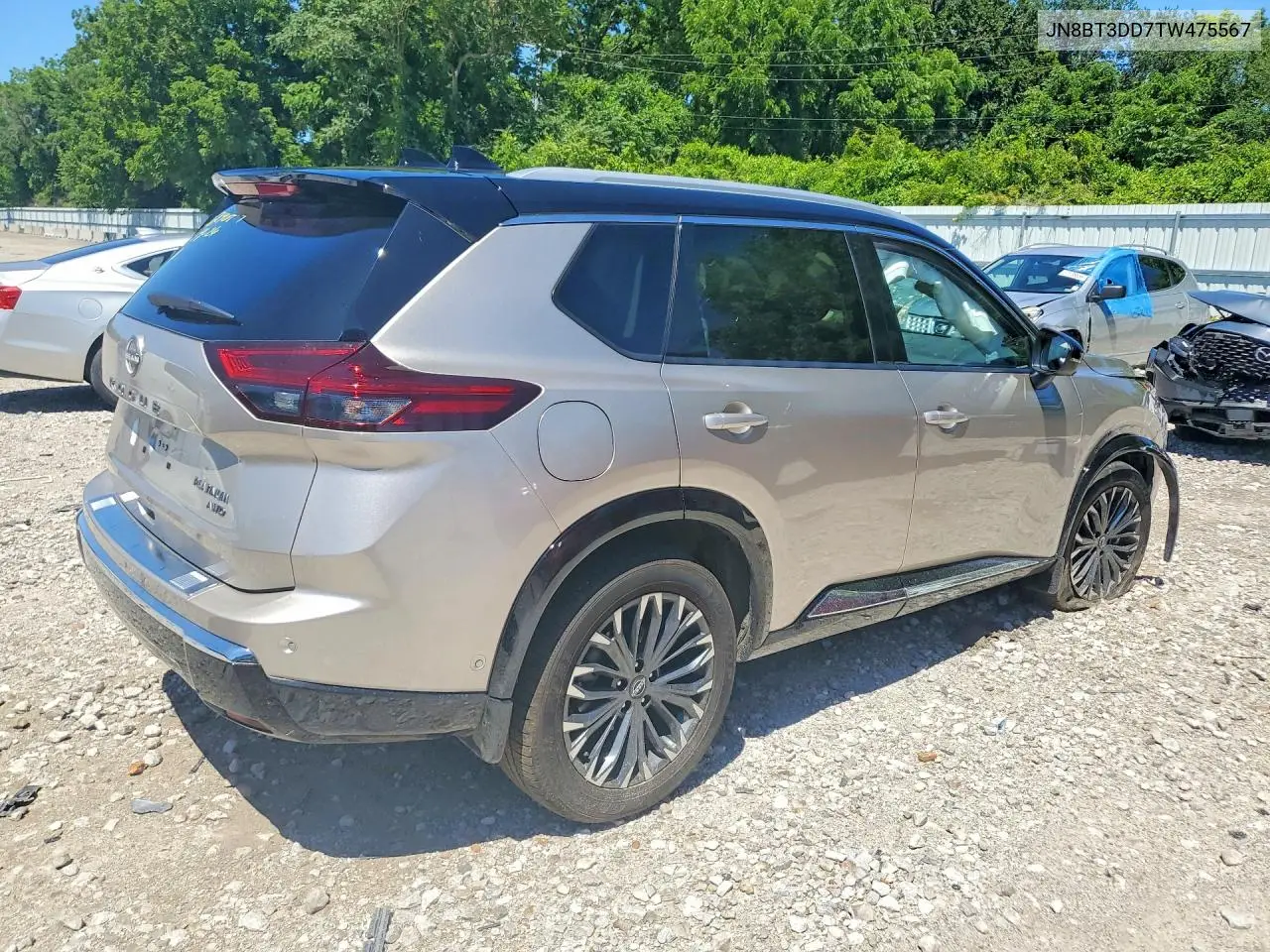 2026 Nissan Rogue Platinum VIN: JN8BT3DD7TW475567 Lot: 57077706