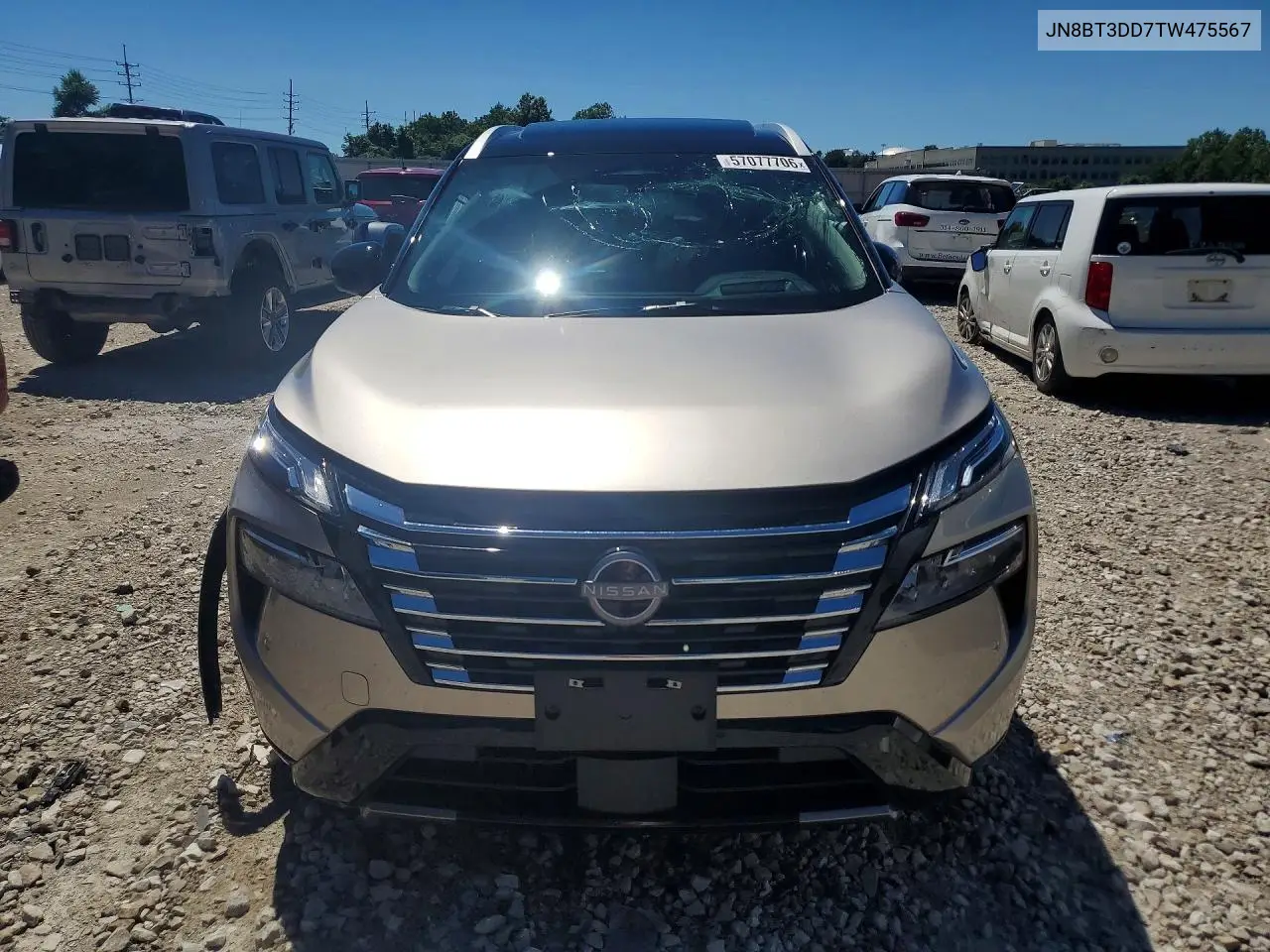 2026 Nissan Rogue Platinum VIN: JN8BT3DD7TW475567 Lot: 57077706