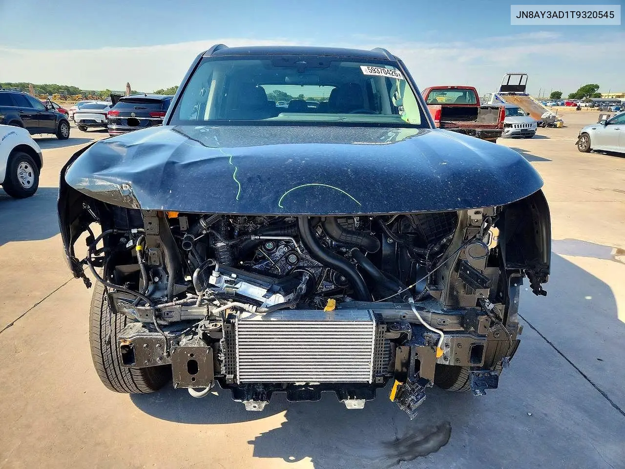 2026 Nissan Armada Sv VIN: JN8AY3AD1T9320545 Lot: 59370426