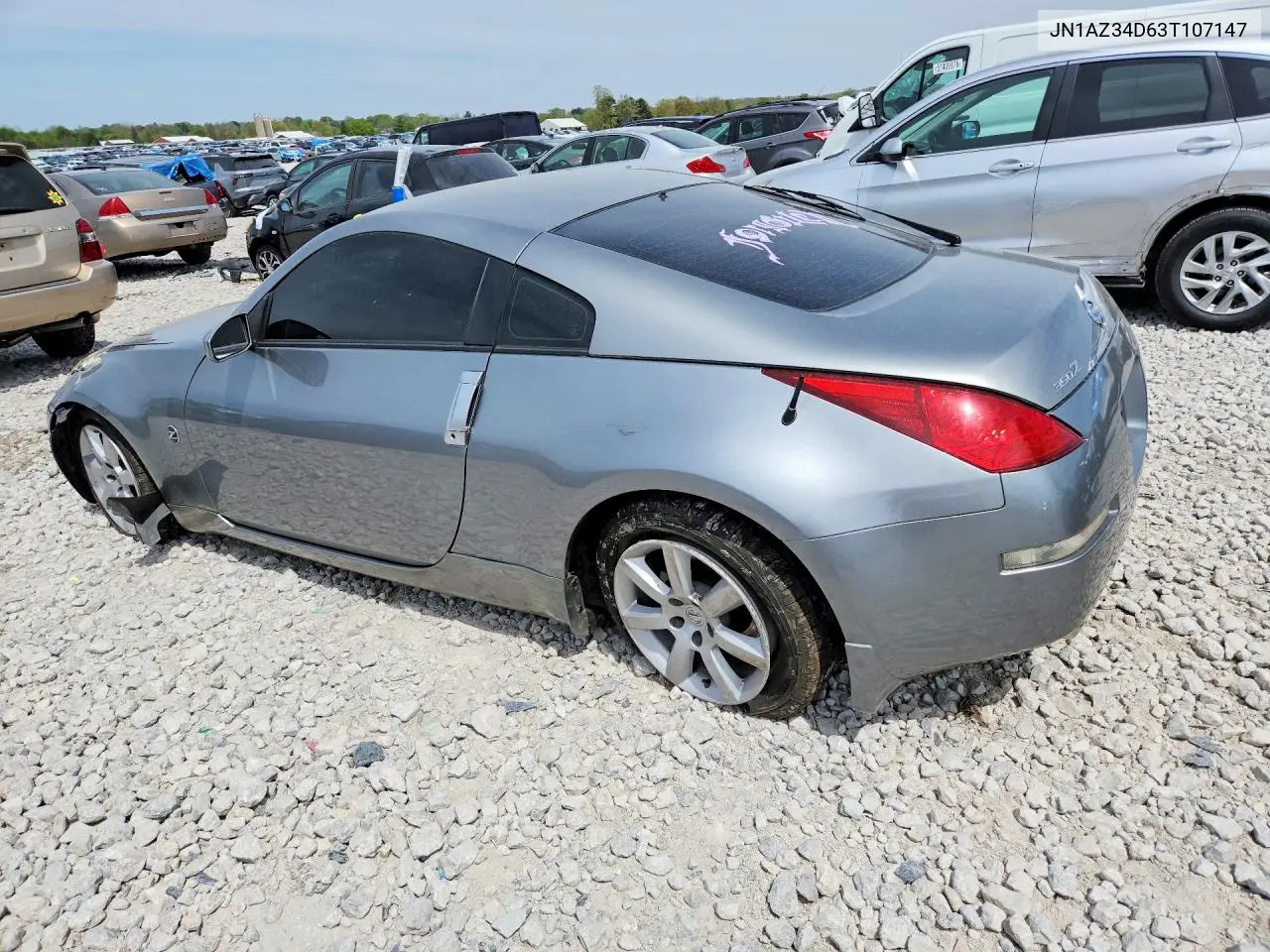 2003 Nissan 350Z Coupe VIN: JN1AZ34D63T107147 Lot: 52868136