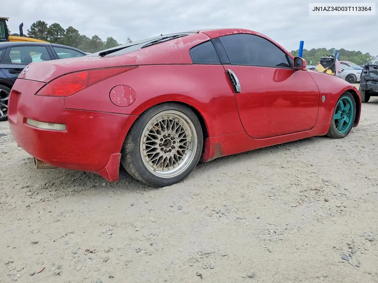 2003 Nissan 350Z Coupe VIN: JN1AZ34D03T113364 Lot: 54204266