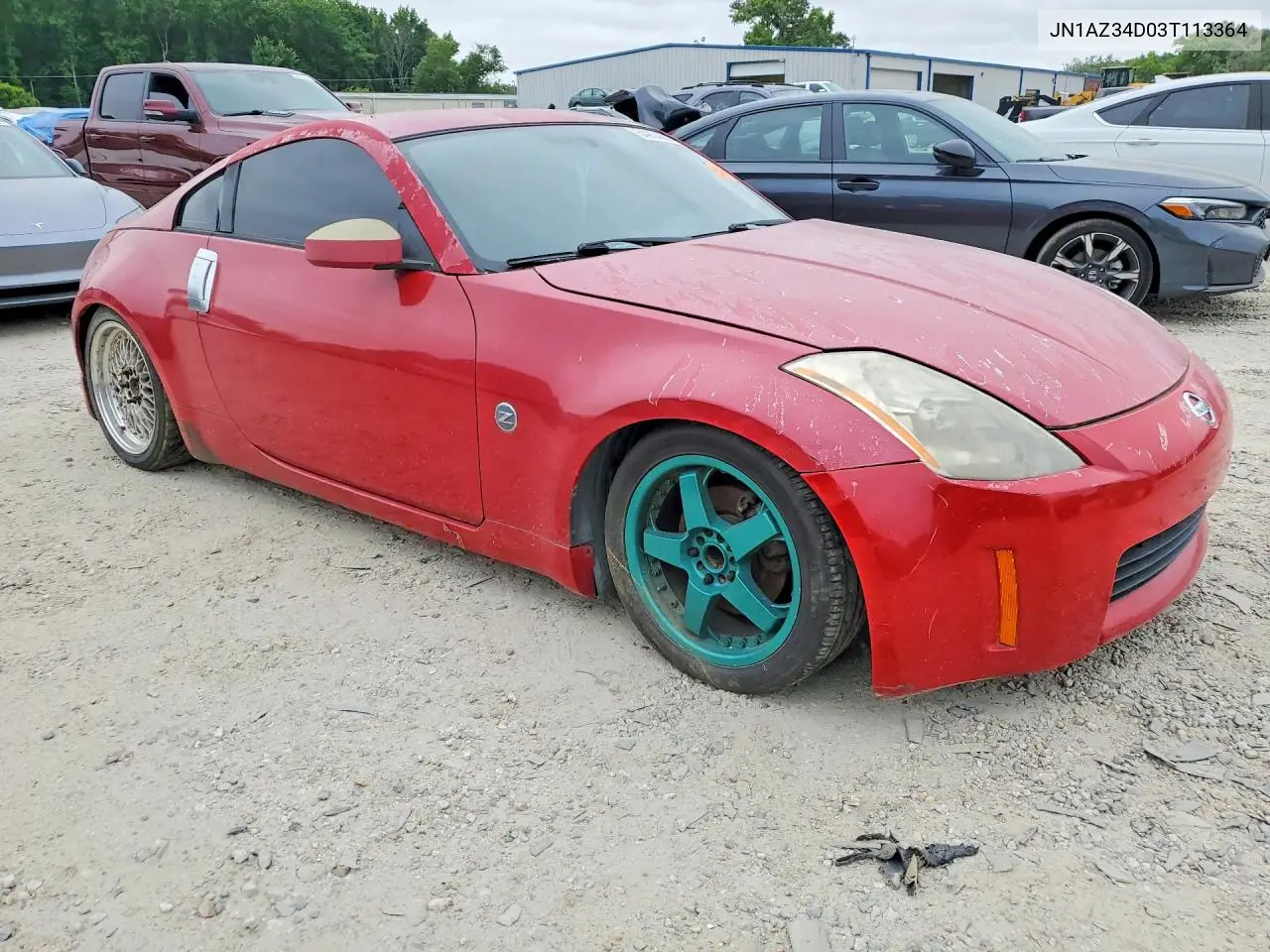 2003 Nissan 350Z Coupe VIN: JN1AZ34D03T113364 Lot: 54204266