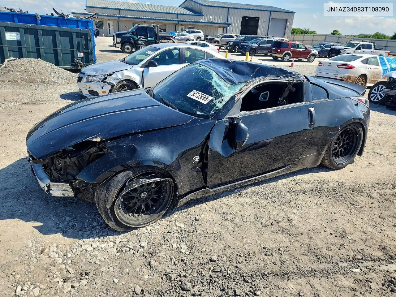 2003 Nissan 350Z Coupe VIN: JN1AZ34D83T108090 Lot: 55135666