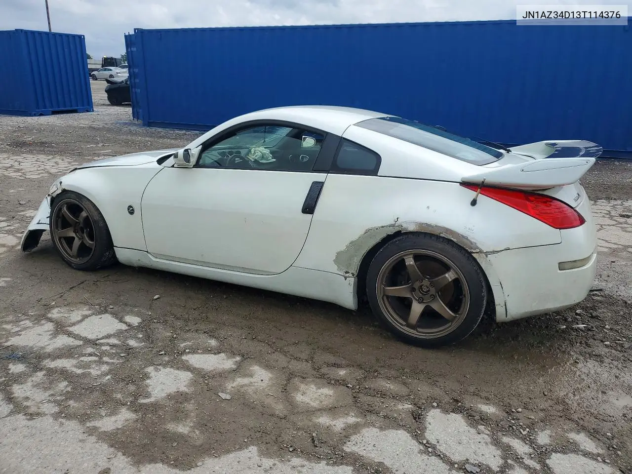 2003 Nissan 350Z Coupe VIN: JN1AZ34D13T114376 Lot: 58242756
