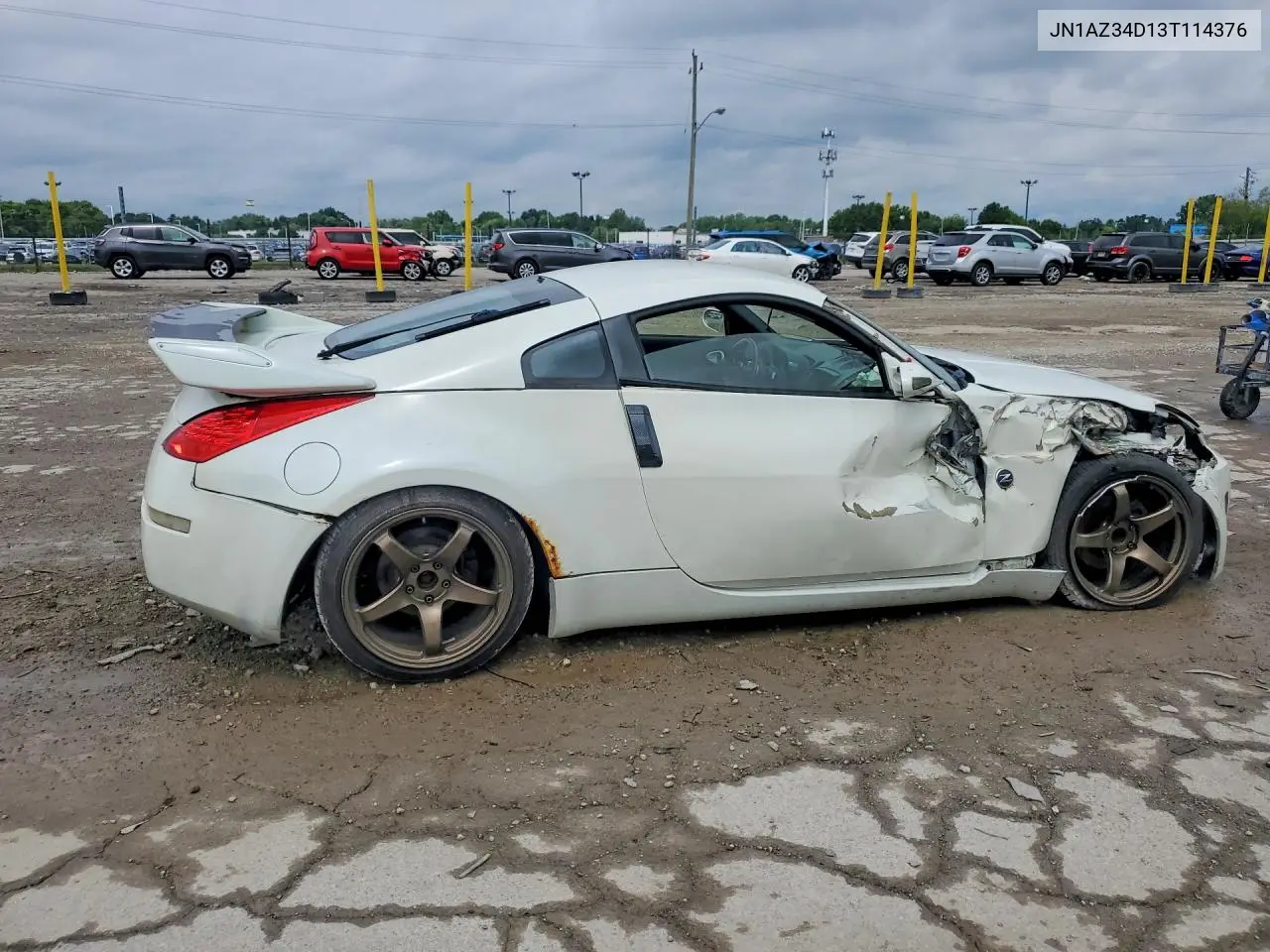 2003 Nissan 350Z Coupe VIN: JN1AZ34D13T114376 Lot: 58242756