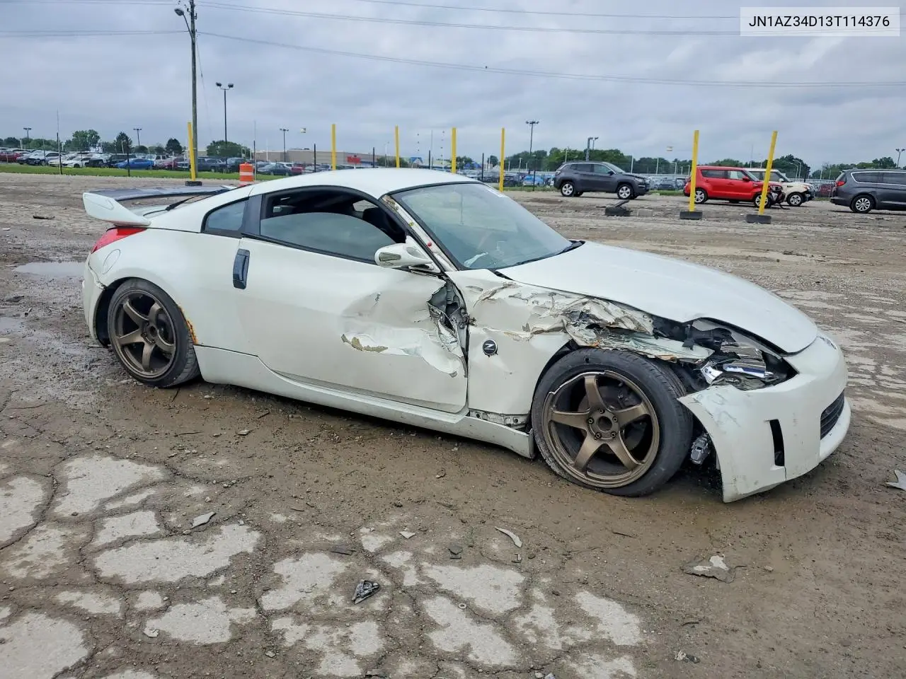 2003 Nissan 350Z Coupe VIN: JN1AZ34D13T114376 Lot: 58242756